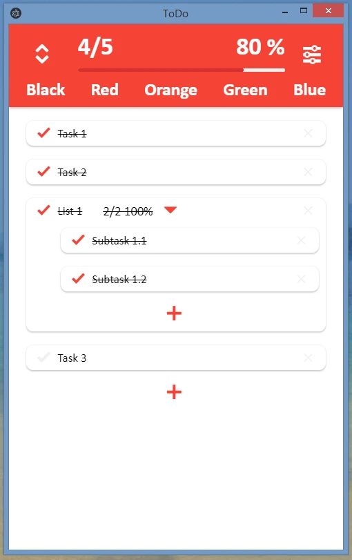 ToDo list